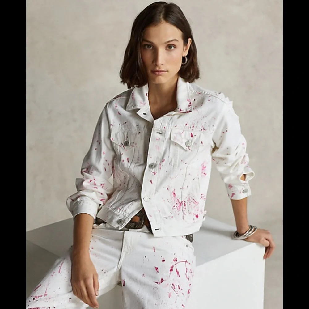 Polo Ralph Lauren Pink Pony Denim Trucker Jacket - Picture 5 of 9